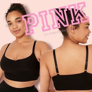 Pink Victoria's Secret Loungin' Scoop Bra
